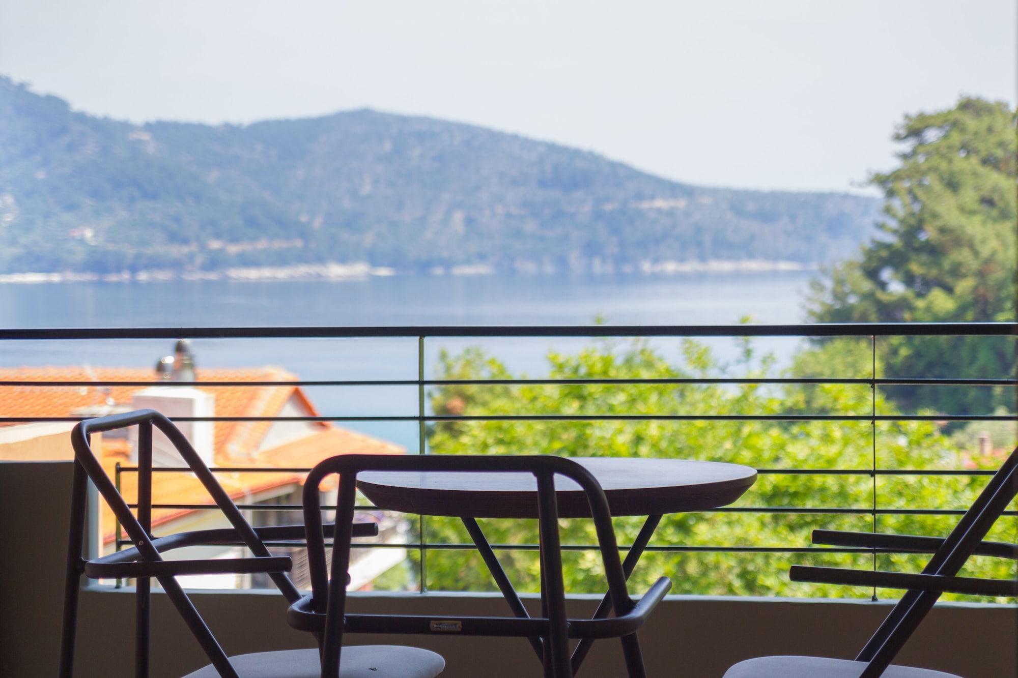 Ntinas Villa With Sea View Skala Potamia Exterior foto